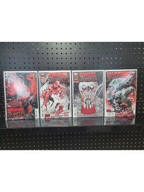 Marvel Zombies Black, White & Blood #1-4 Comic Set